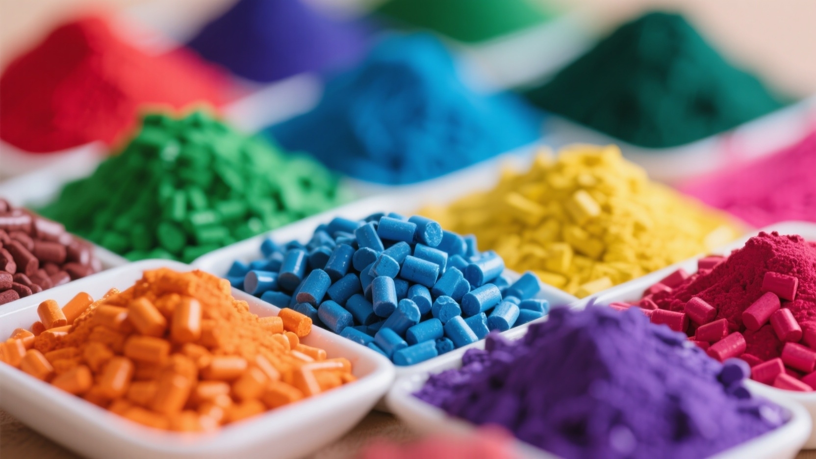 Colorful plastic granules - Aolong Chemical